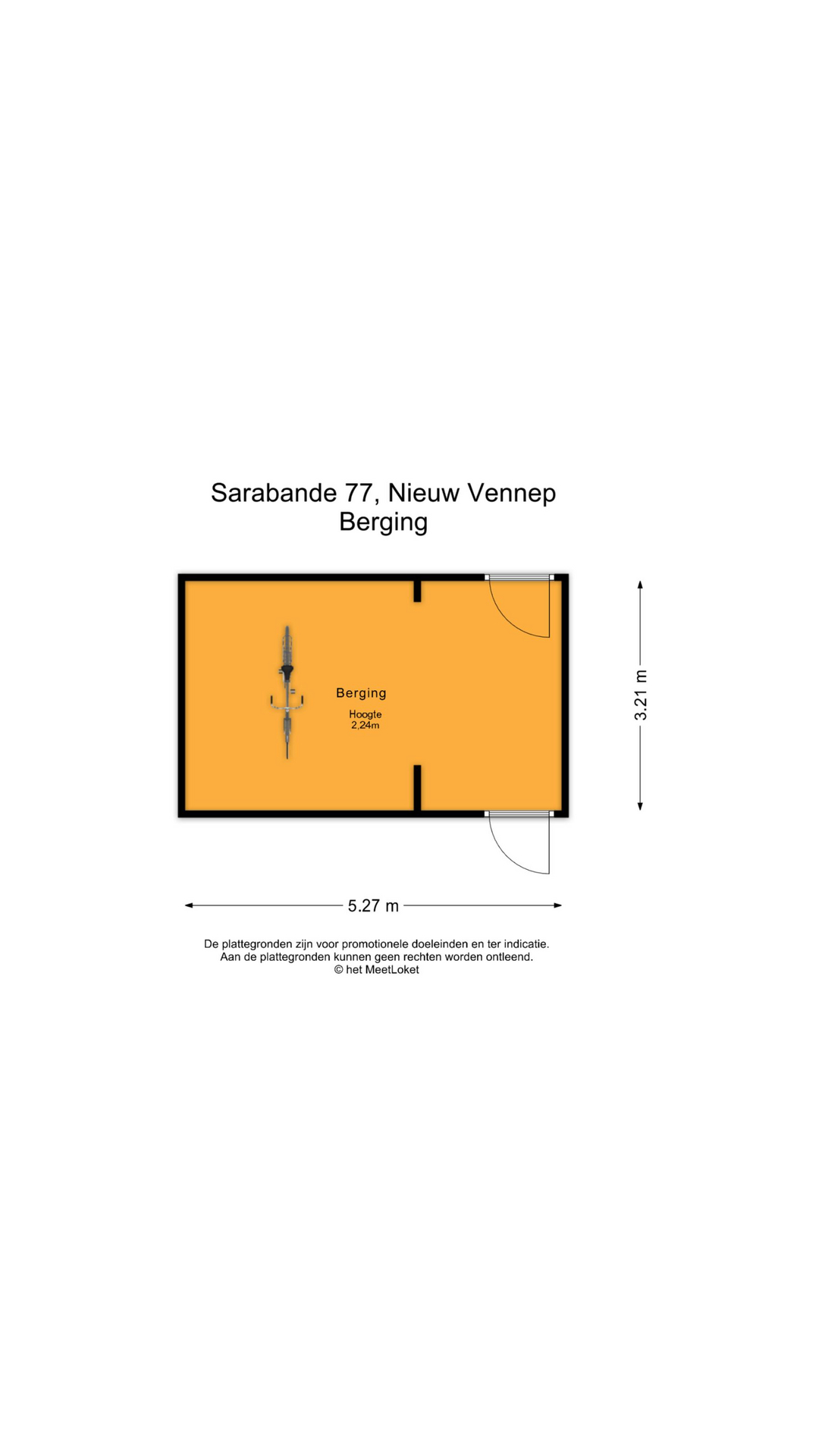 Sarabande 77 , 2152 TC Nieuw-vennep map